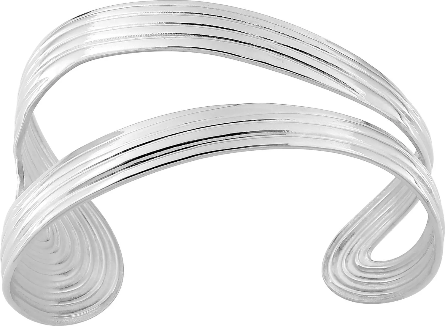 Bracelet Manchette Acier Caijing - Bracelet en Acier - Bijoux en Vogue