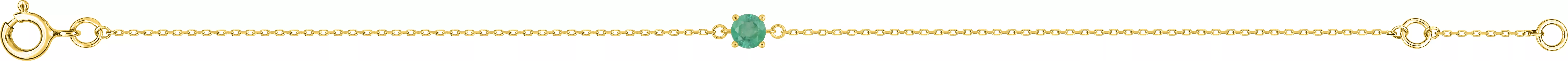Bracelet Or Catrine Emeraude - Bracelet en Or 375 9k - Bijoux en Vogue