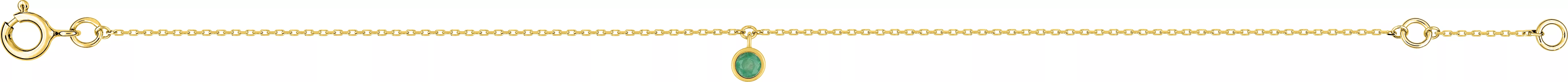 Bracelet Or Ndimbimalaya Emeraude - Bracelet en Or 375 9k - Bijoux en Vogue