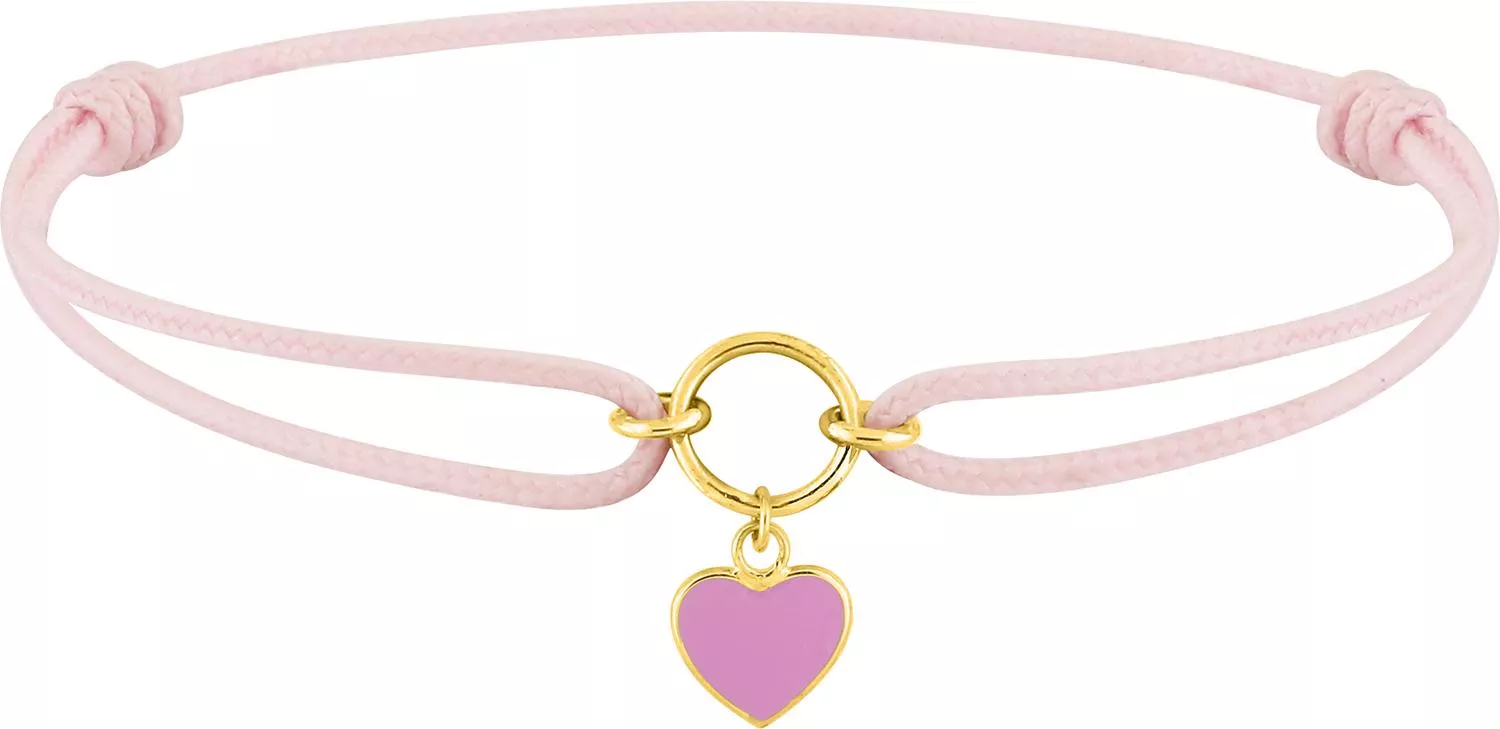 Bracelet Or Fam Coeur - Bracelet en Or 375 9k - Bijoux en Vogue