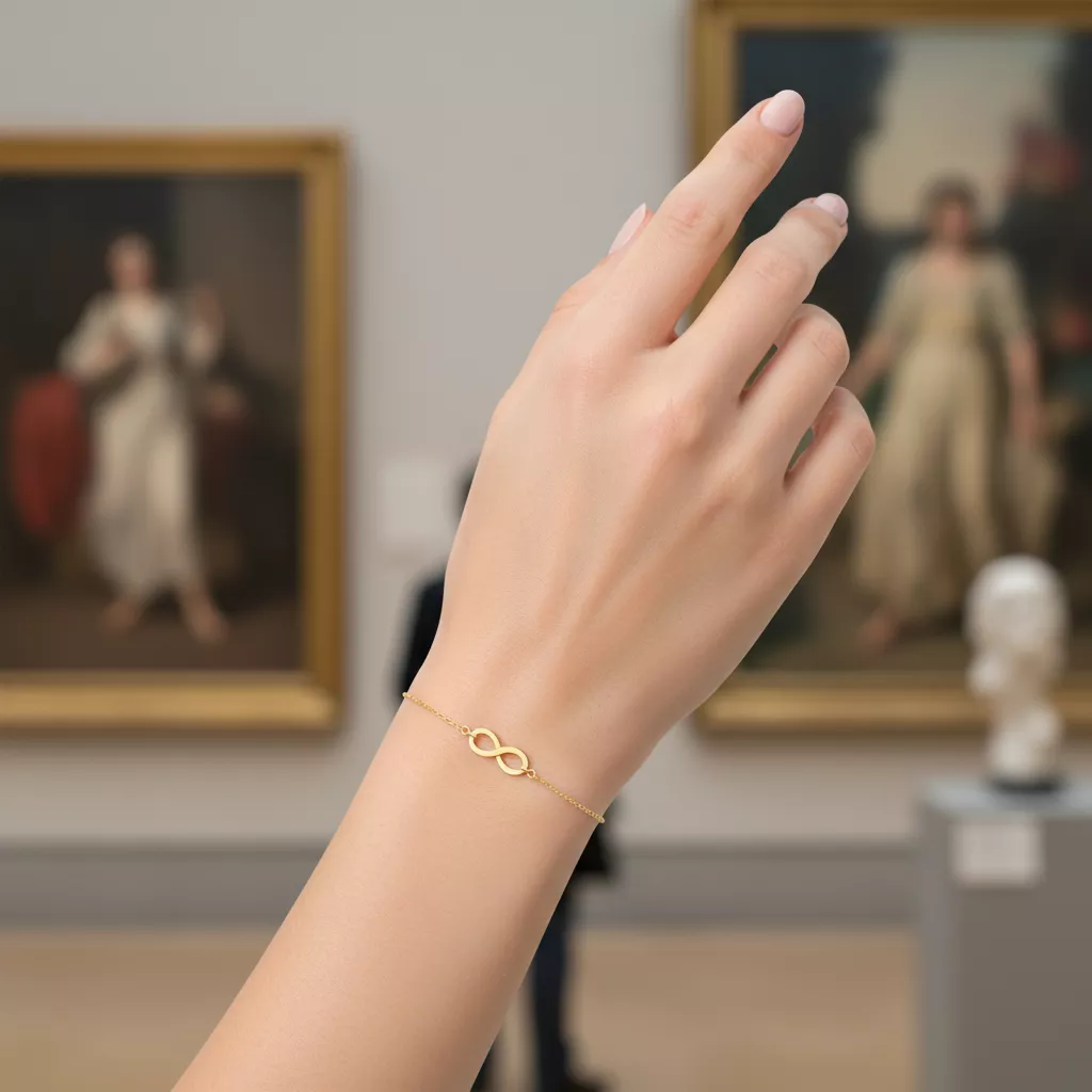 Bracelet Or Rubina Infini - Bracelet en Or 375 9k - Bijoux en Vogue