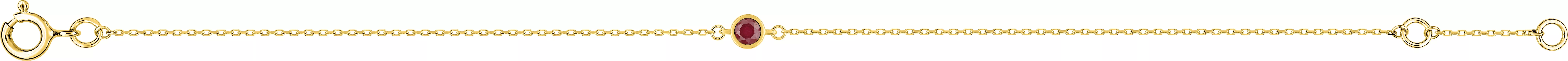 Bracelet Or Nelle Rubis - Bracelet en Or 375 9k - Bijoux en Vogue