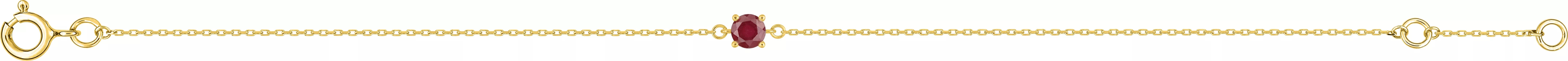 Bracelet Or Radha Rubis - Bracelet en Or 375 9k - Bijoux en Vogue