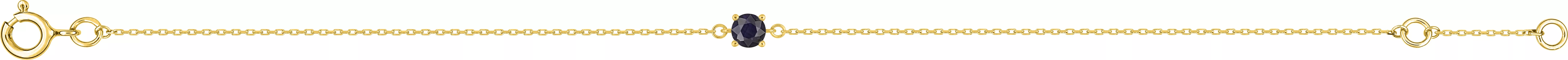 Bracelet Or Scholastie Saphir - Bracelet en Or 375 9k - Bijoux en Vogue