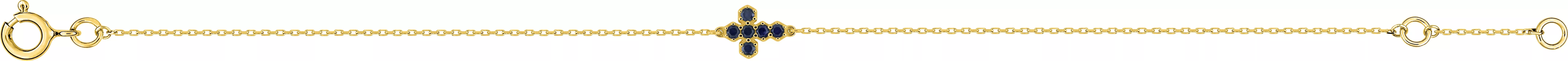 Bracelet Or Silaha Saphir - Bracelet en Or 375 9k - Bijoux en Vogue