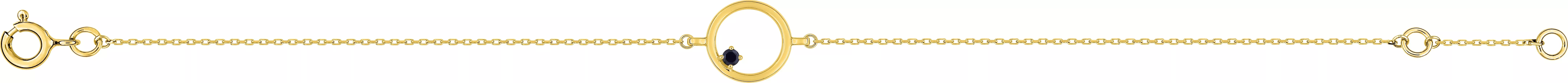 Bracelet Or Djahara Saphir - Bracelet en Or 375 9k - Bijoux en Vogue