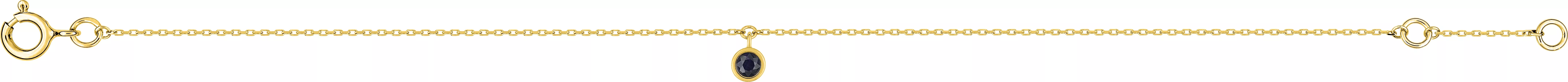 Bracelet Or Parise Saphir - Bracelet en Or 375 9k - Bijoux en Vogue