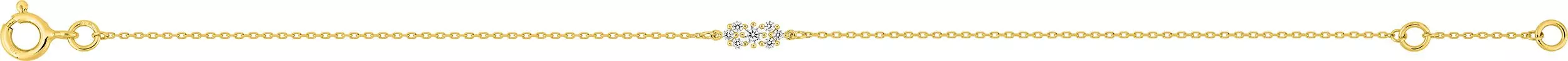 Bracelet Or Dusa Zirconium - Bracelet en Or 375 9k - Bijoux en Vogue
