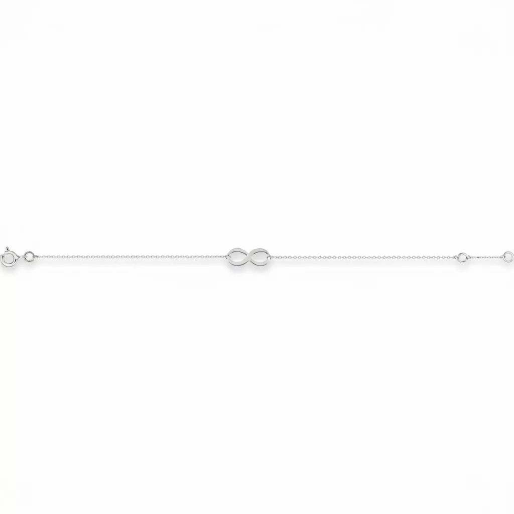 Bracelet Or Blanc Maridza Infini - Bracelet en Or 750 18k - Bijoux en Vogue