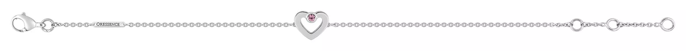 Bracelet Or Blanc Kedsara Saphir - Bracelet en Or 750 18k - Bijoux en Vogue