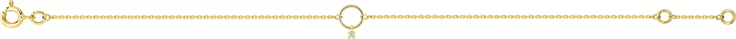 Bracelet Or Paquette Diamant - Bracelet en Or 750 18k - Bijoux en Vogue