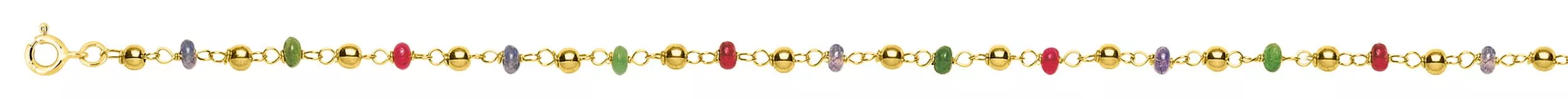 Bracelet Or Mijolka Emeraude - Bracelet en Or 750 18k - Bijoux en Vogue