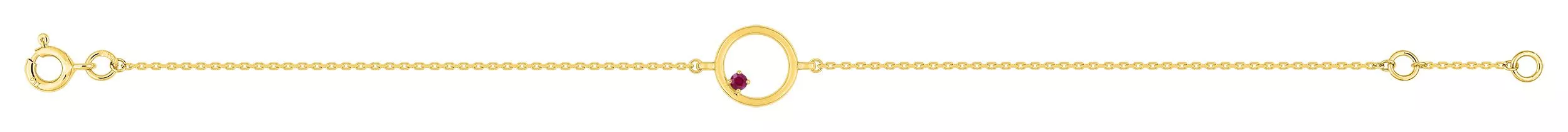 Bracelet Or Luija Rubis - Bracelet en Or 750 18k - Bijoux en Vogue