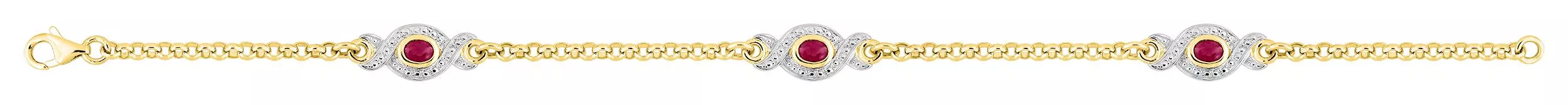 Bracelet Or Nanga Rubis - Bracelet en Or 750 18k - Bijoux en Vogue