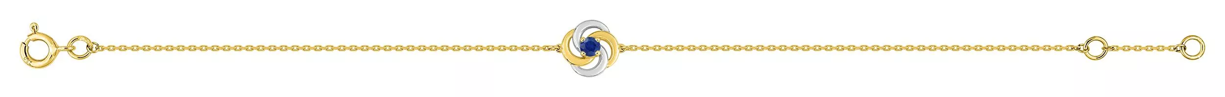 Bracelet Or Evgeniyaevgeniya Saphir - Bracelet en Or 750 18k - Bijoux en Vogue