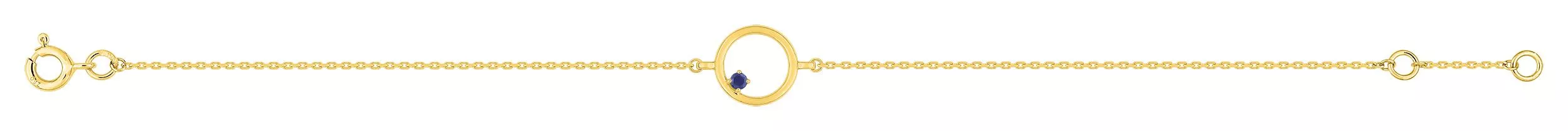 Bracelet Or Mirza Saphir - Bracelet en Or 750 18k - Bijoux en Vogue