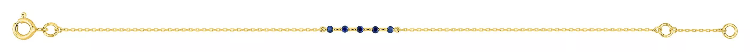 Bracelet Or Marcelina Saphir - Bracelet en Or 750 18k - Bijoux en Vogue