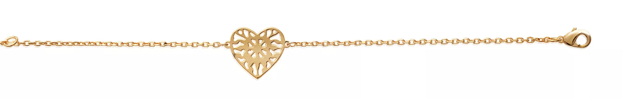 Bracelet coeur Vachomana serein Amour - Bracelet en Plaqué Or - Bijoux en Vogue