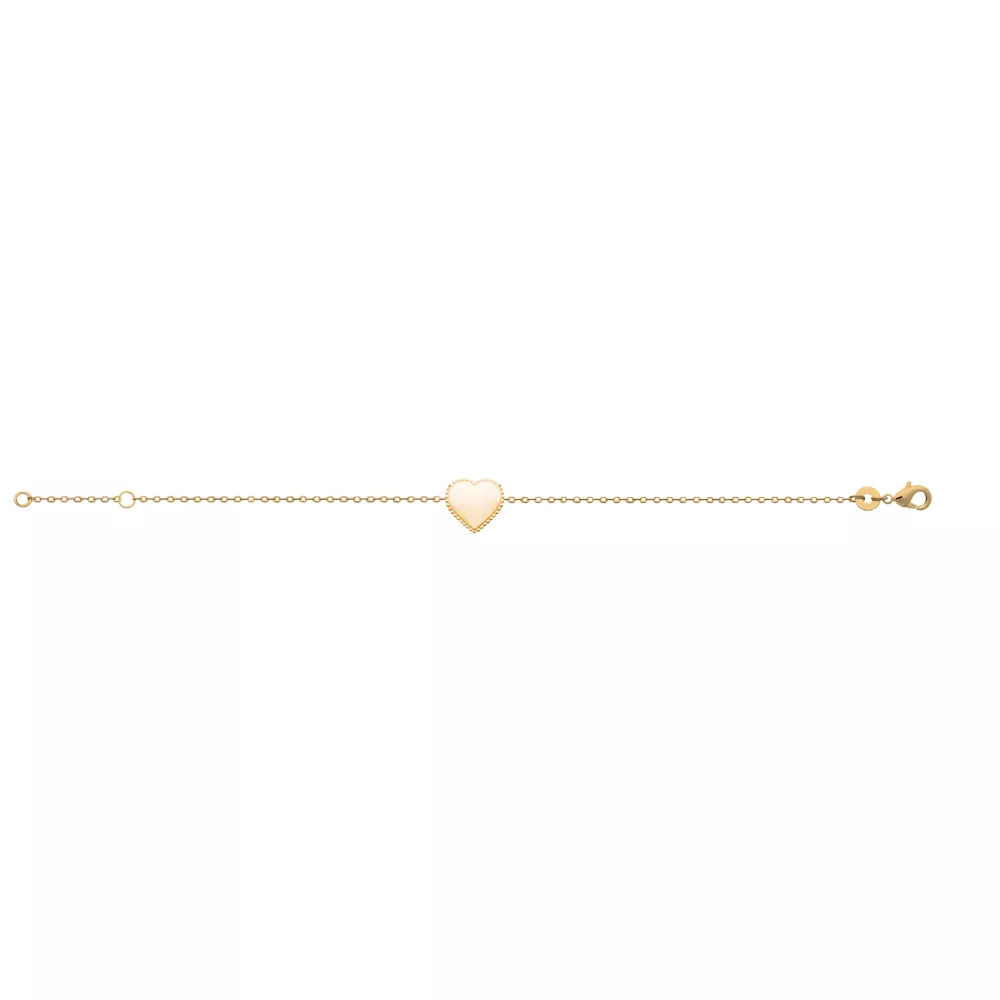 Bracelet plaqué or Coeur Nehenna Baby Amour - Bracelet en Plaqué Or - Bijoux en Vogue