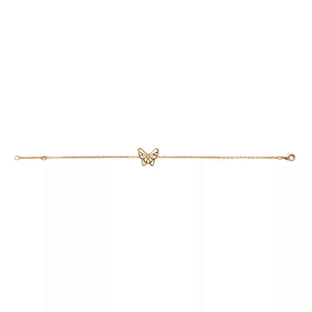 Bracelet plaqué or papillon de Piesie nuit Animal - Bracelet en Plaqué Or - Bijoux en Vogue