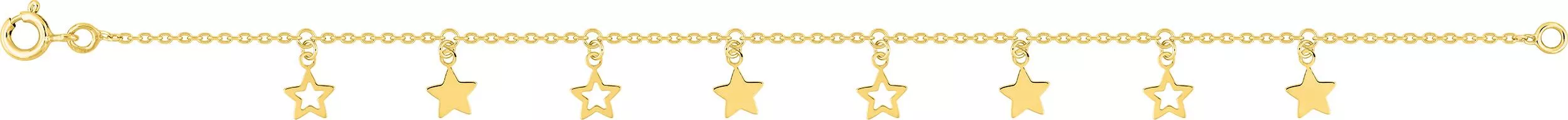 Bracelet Plaqué Or Norma Étoile - Bracelet en Plaqué or