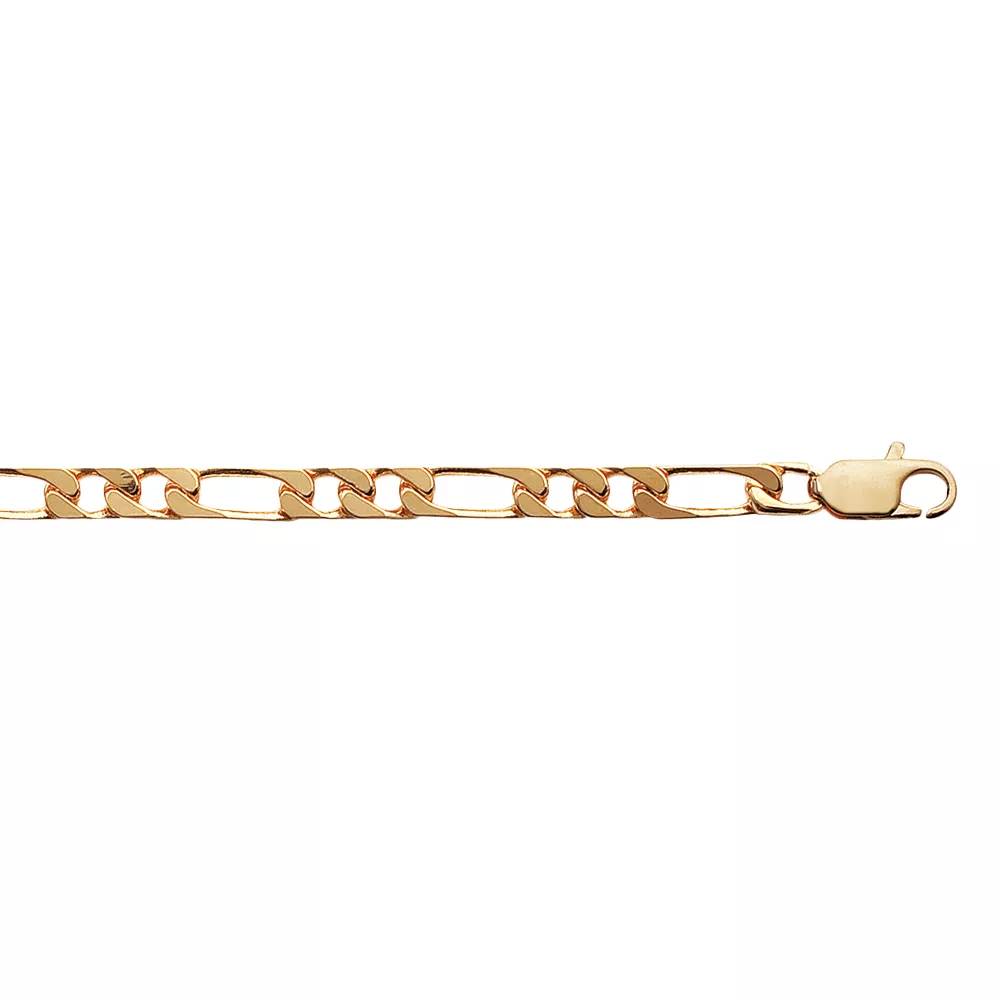 Bracelet plaqué or maille figaro Mawuto 1-2 - Bracelet en Plaqué Or - Bijoux en Vogue