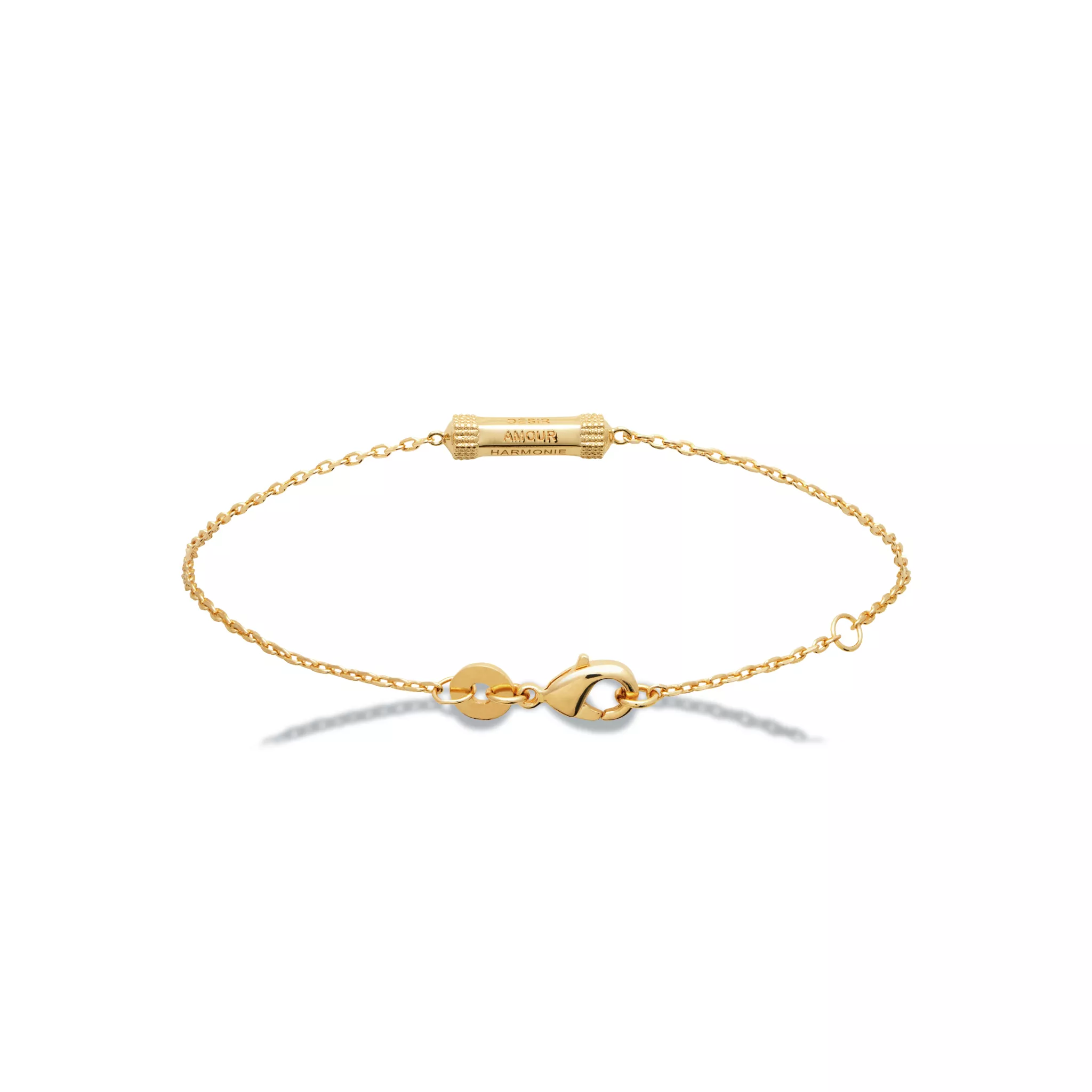 Bracelet Plaqué Or Cuihua Figuratif Texturé Stacking - Bracelet en Plaqué or
