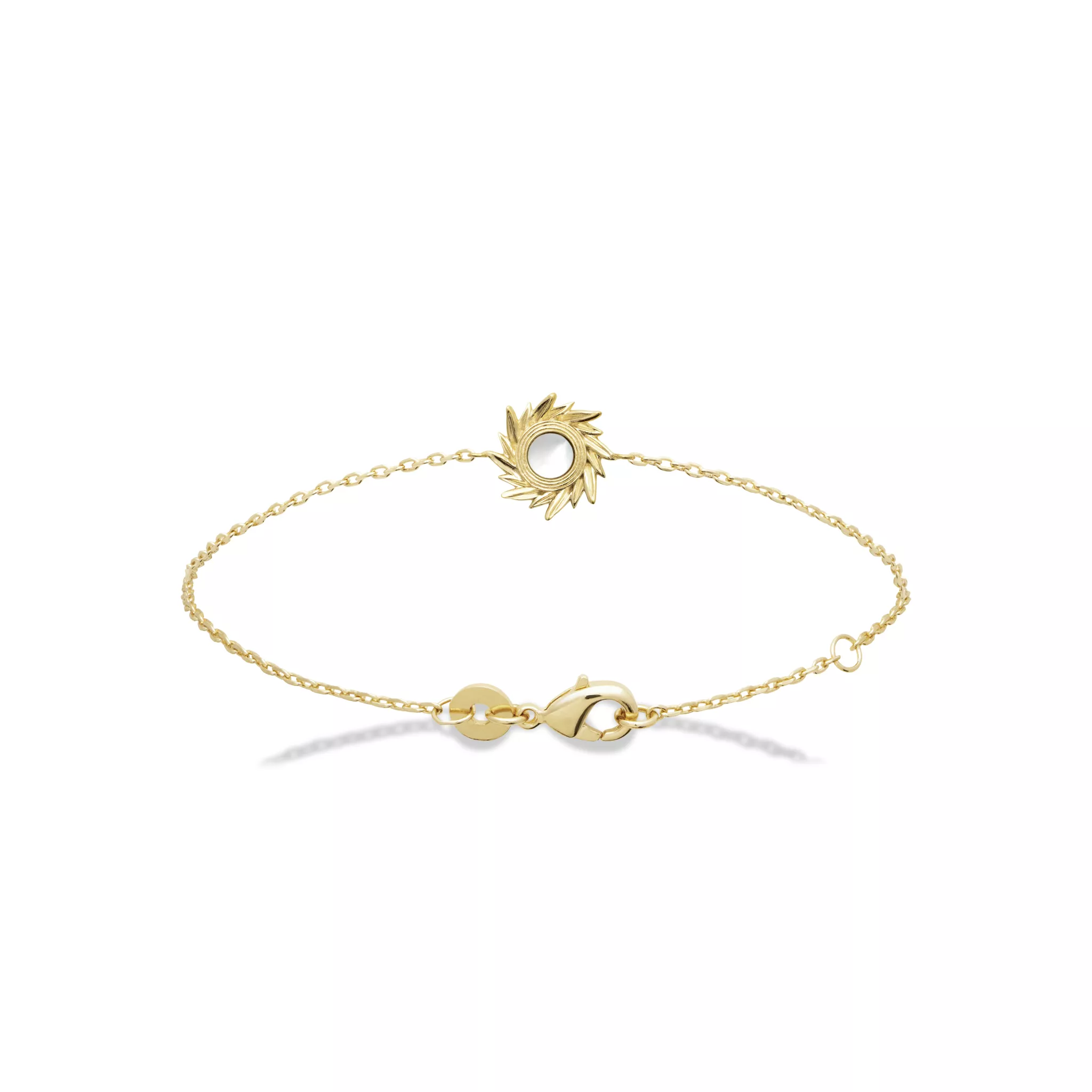 Bracelet Plaqué Or Doerthe Nacre Figuratif Couleurs - Bracelet en Plaqué or - Bijoux en Vogue