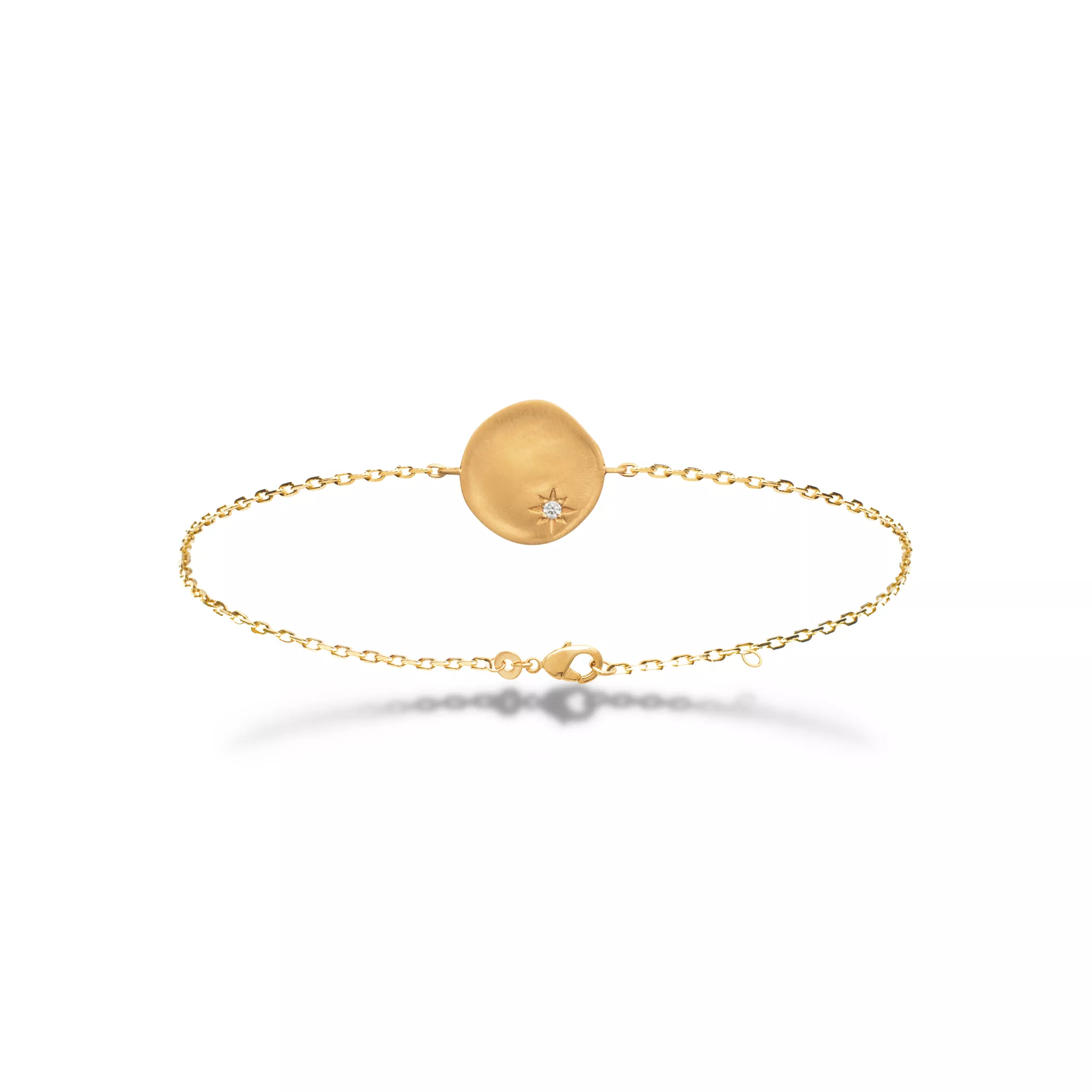 Bracelet Plaqué Or Rafira Zirconium Figuratif Stacking - Bracelet en Plaqué or