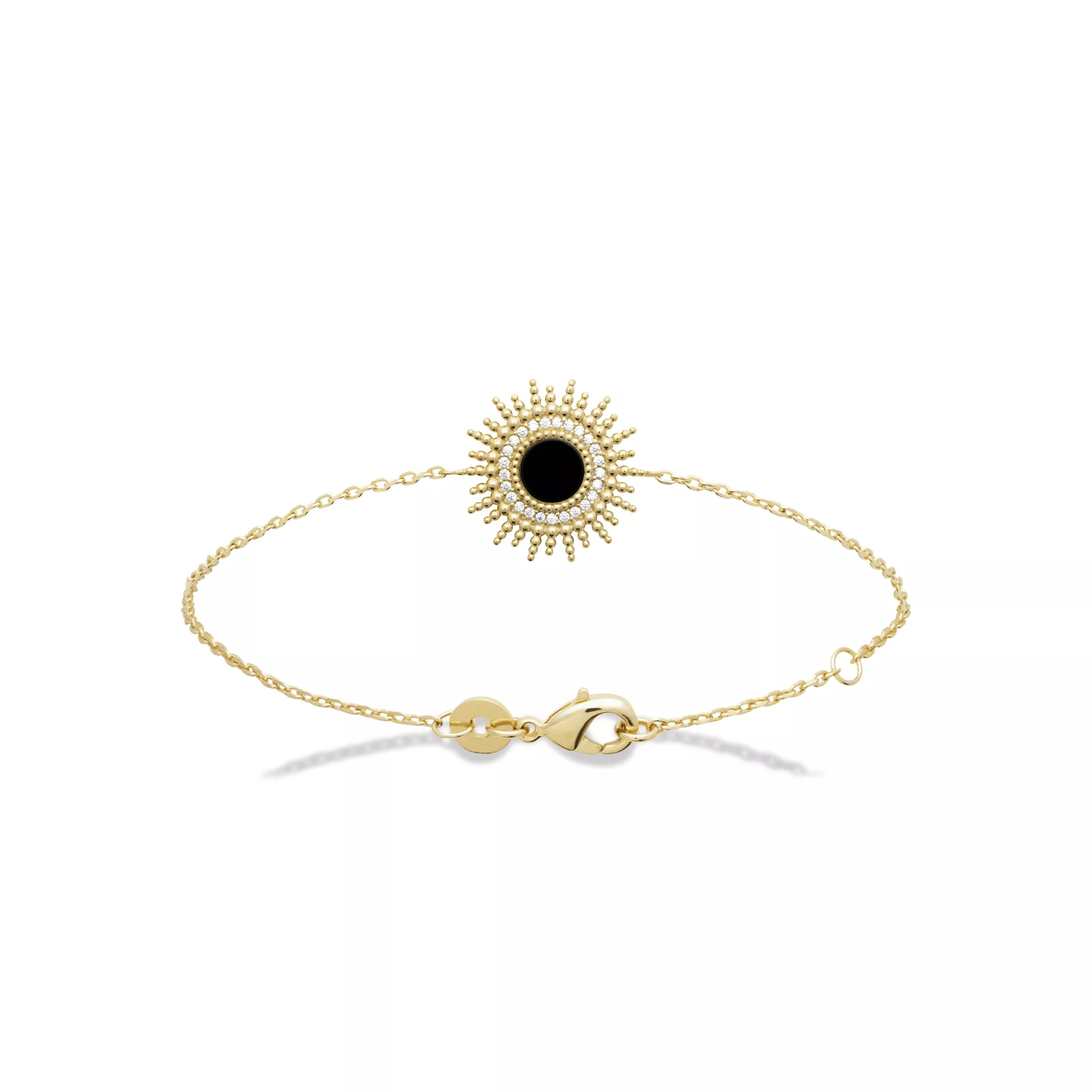 Bracelet Plaqué Or Sevdalija Zirconium Figuratif Couleurs - Bracelet en Plaqué or - Bijoux en Vogue