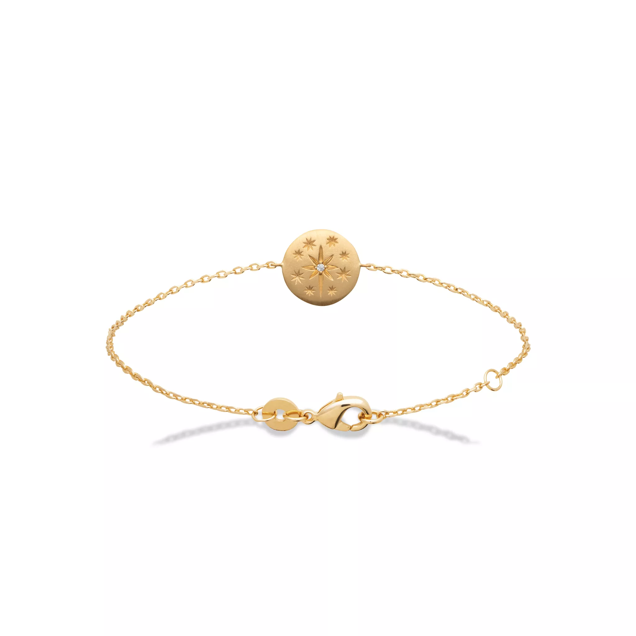 Bracelet Plaqué Or Dhanmattie Zirconium Figuratif - Bracelet en Plaqué or - Bijoux en Vogue