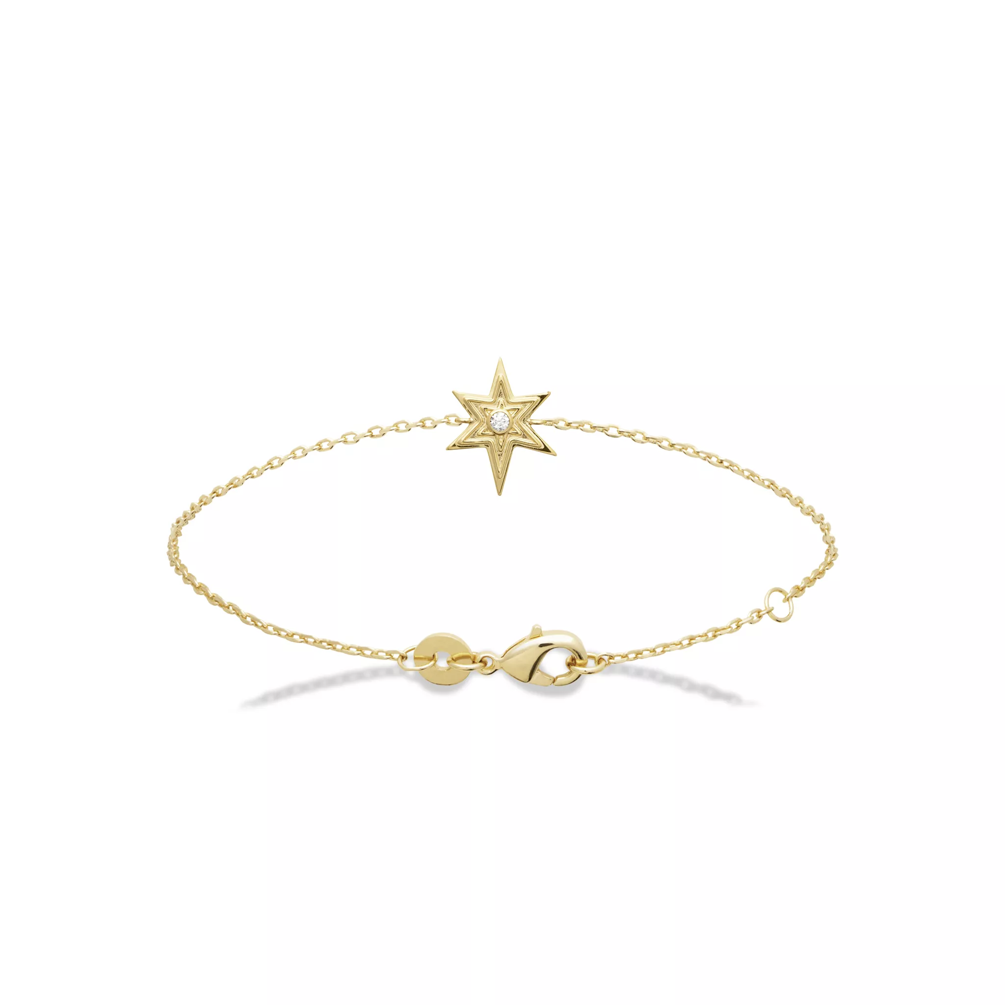 Bracelet Plaqué Or Maitte Zirconium Figuratif - Bracelet en Plaqué or - Bijoux en Vogue