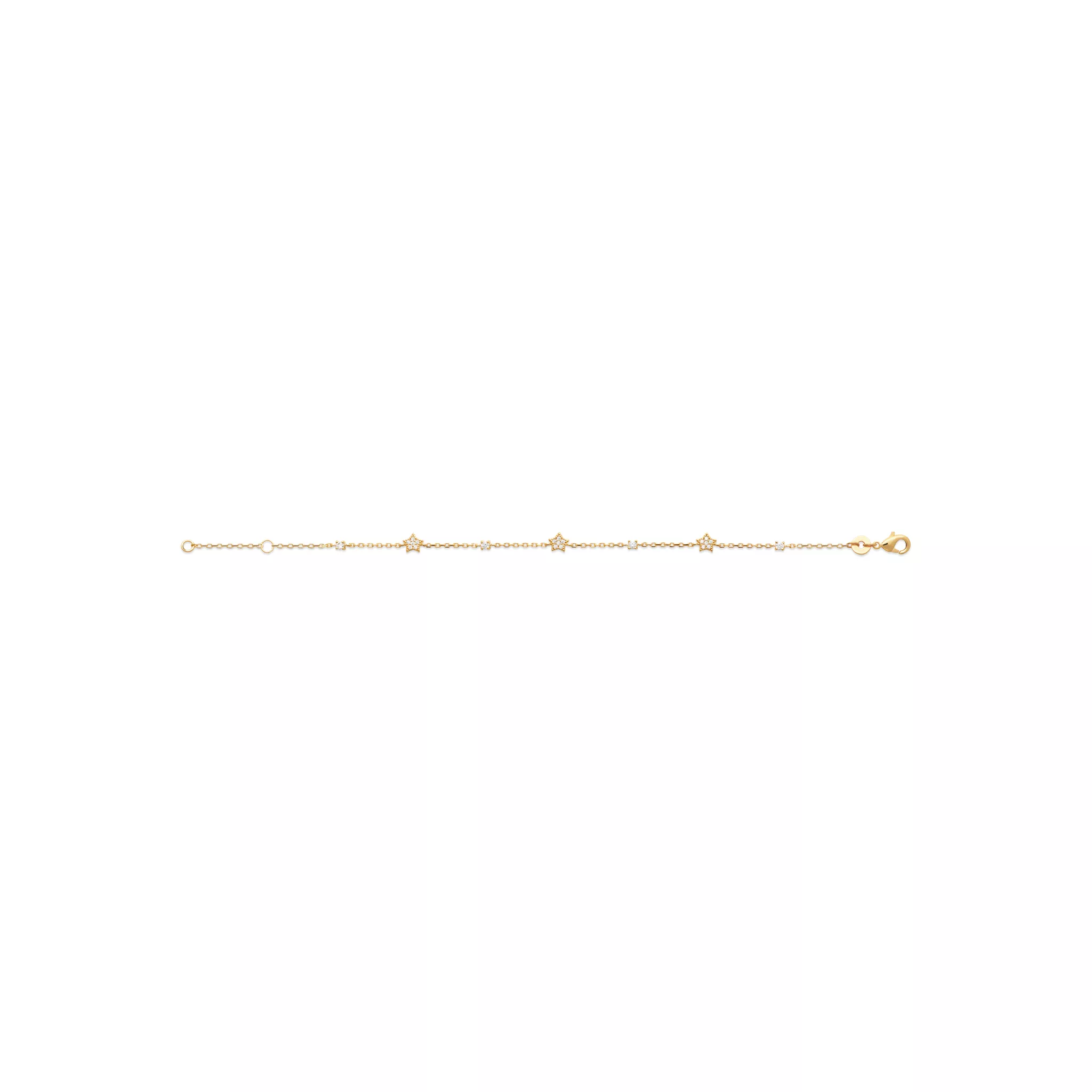 Bracelet Plaqué Or Lakreshia Zirconium Figuratif - Bracelet en Plaqué or - Bijoux en Vogue