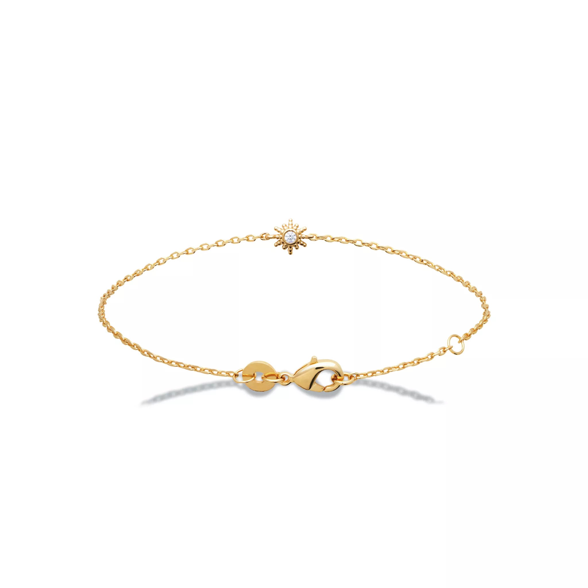 Bracelet Plaqué Or Prabha Zirconium Figuratif Stacking - Bracelet en Plaqué or - Bijoux en Vogue