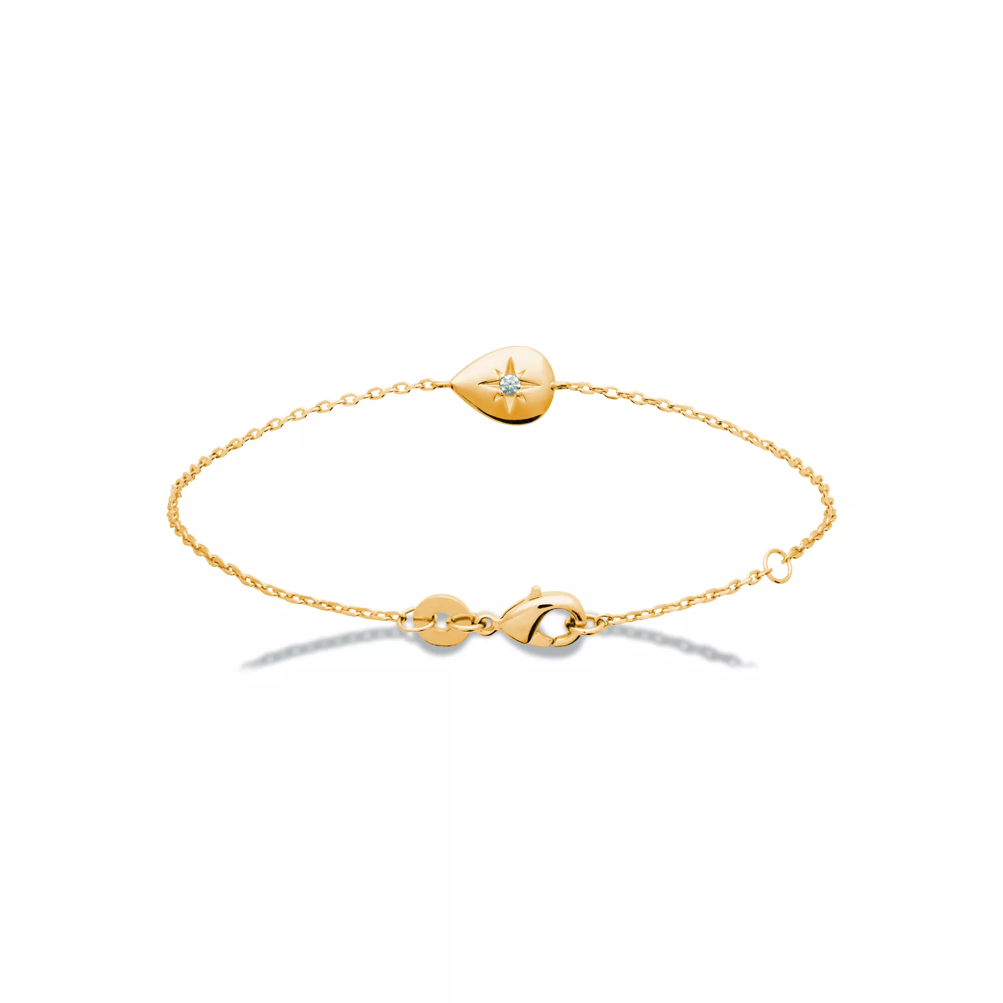 Bracelet Plaqué Or Druscilla Zirconium Figuratif - Bracelet en Plaqué or - Bijoux en Vogue