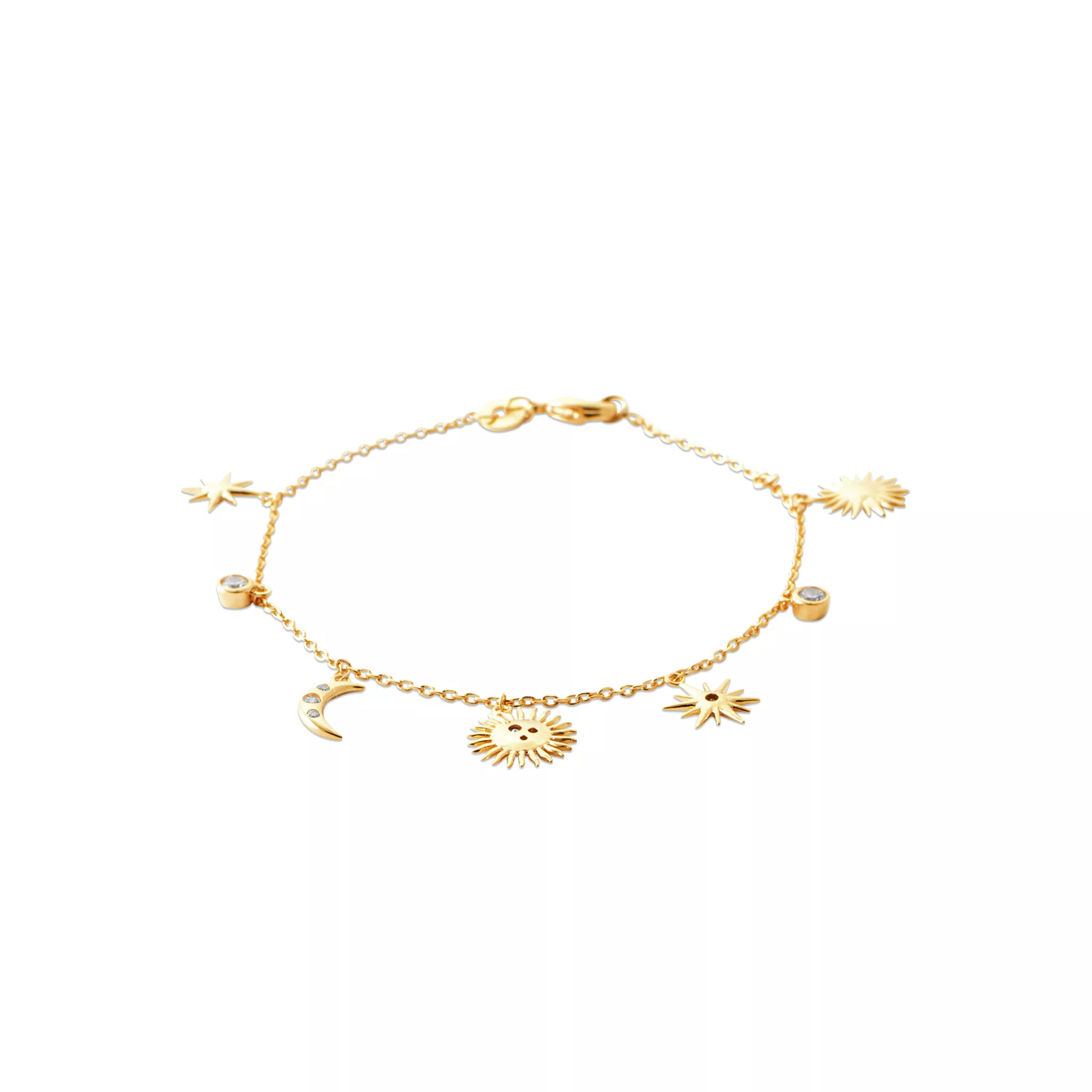 Bracelet Plaqué Or Kaniza Zirconium Figuratif Stacking - Bracelet en Plaqué or - Bijoux en Vogue