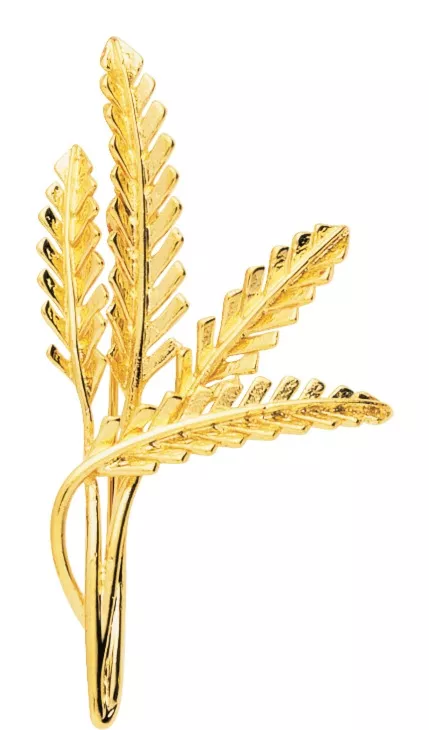 Broche Plaqué Or Tressie - Broche en Plaqué or - Bijoux en Vogue