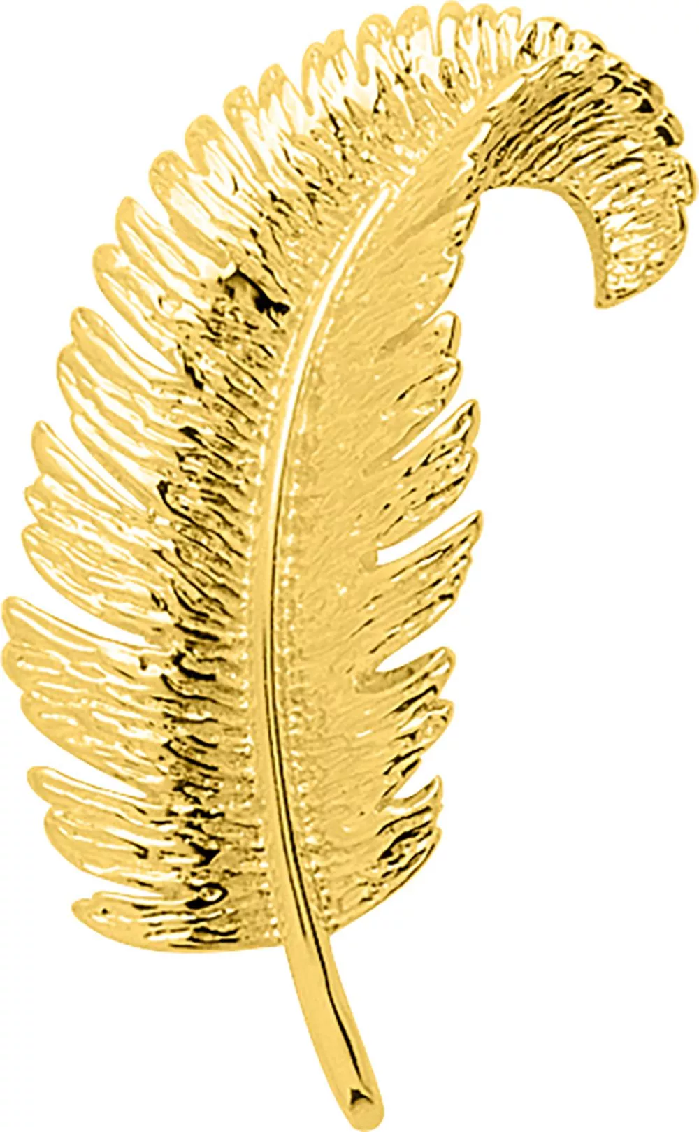 Broche Plaqué Or Eusenia Plume - Broche en Plaqué or - Bijoux en Vogue