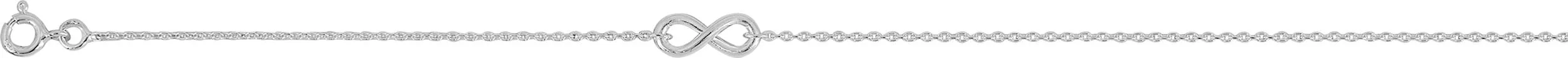 Chaîne cheville Argent Infini - Chaîne cheville en Argent 925 - Bijoux en Vogue