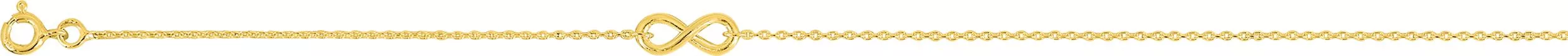 Chaîne cheville Plaqué Or Infini - Chaîne cheville en Plaqué or - Bijoux en Vogue