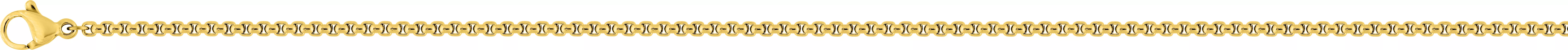 Collier Acier Doré Borgis - Collier en Acier - Bijoux en Vogue