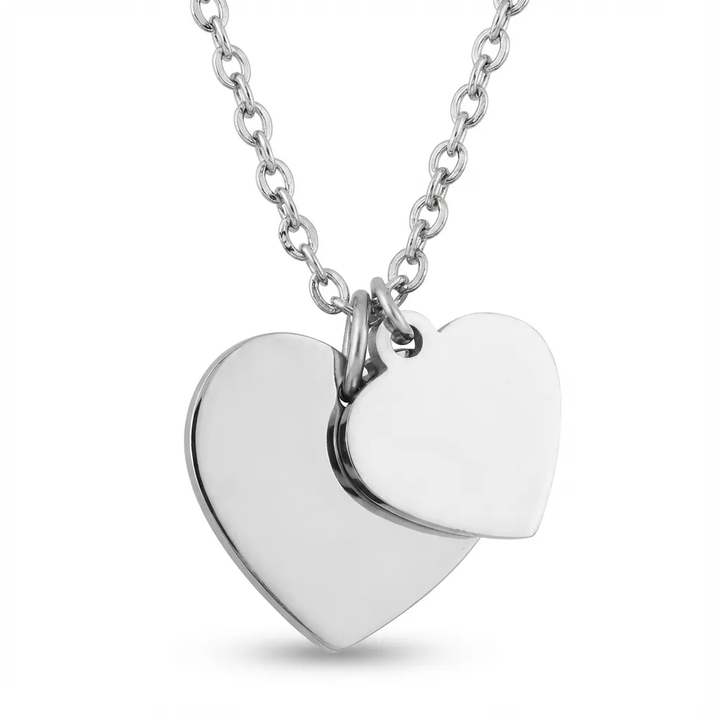 Collier Acier Bibita Coeur - Collier en Acier - Bijoux en Vogue