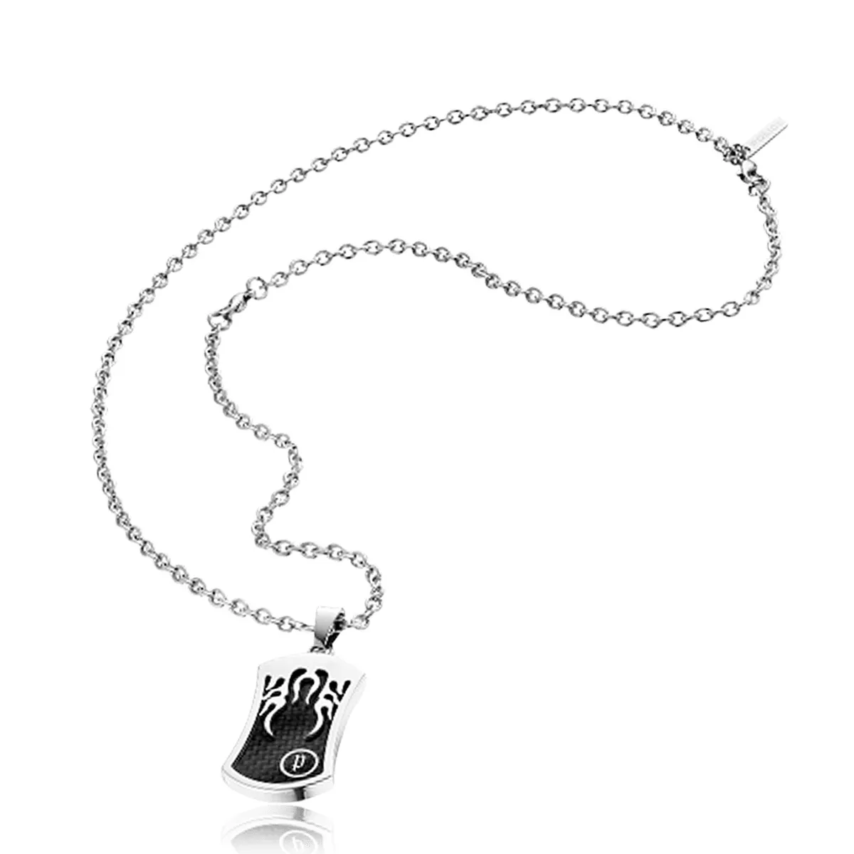 Collier Police acier Yoshito Burned - Collier en Acier - Bijoux en Vogue