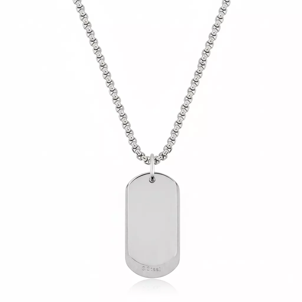 Collier Homme Acier Amant - Collier en Acier