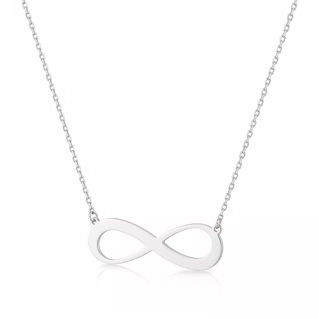 Collier Argent Fadella Infini - Collier en Argent 925 - Bijoux en Vogue