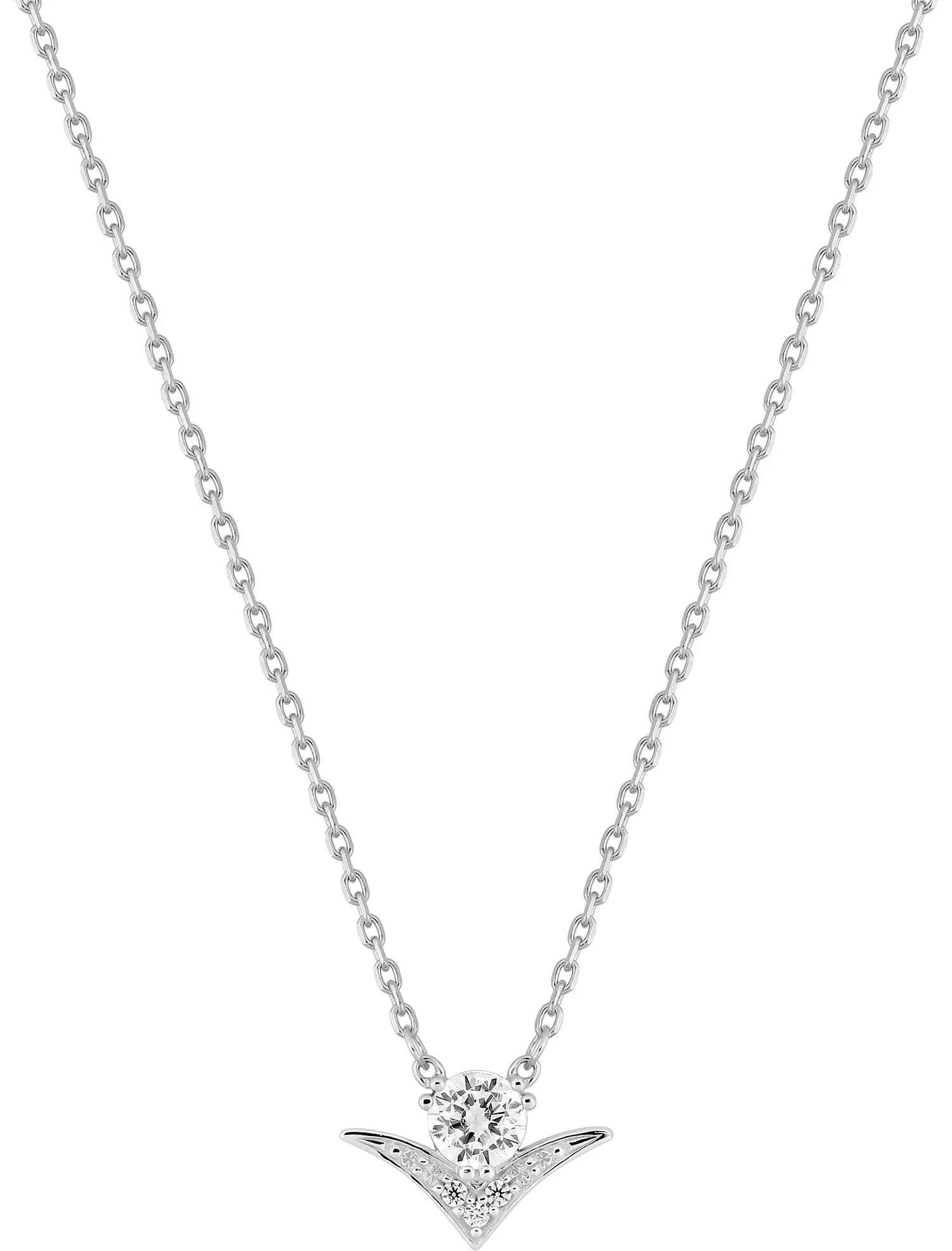 Collier Argent Catilda Zirconium - Collier en Argent 925