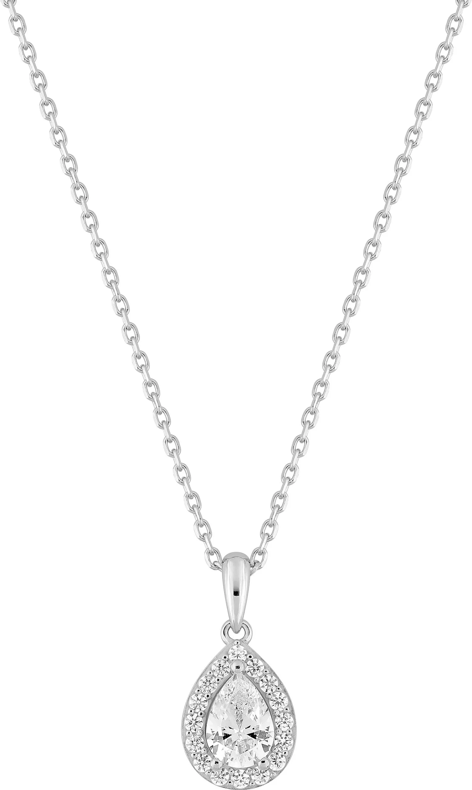 Collier Argent Cherubine Zirconium - Collier en Argent 925