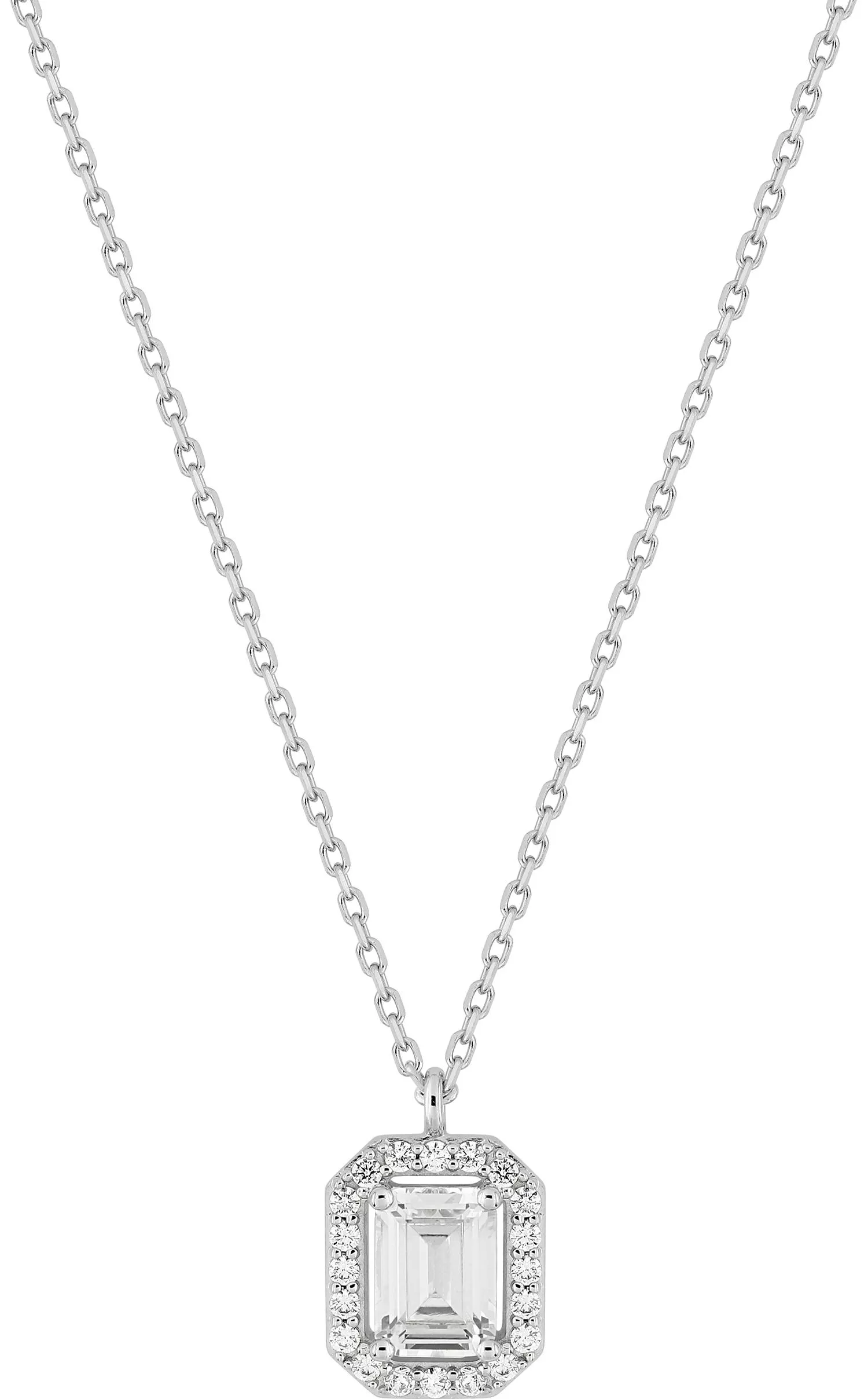 Collier Argent Perina Zirconium - Collier en Argent 925