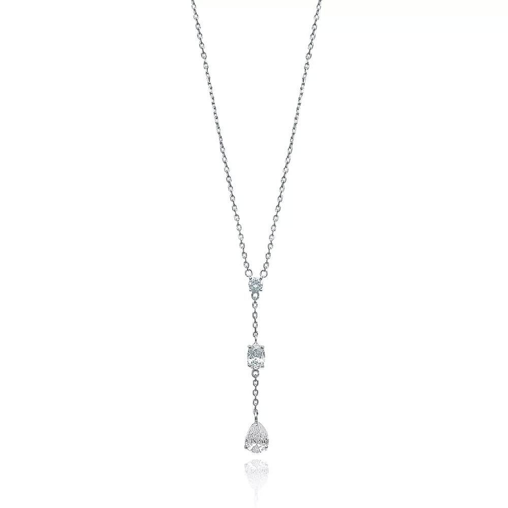 Collier trio Elzileni diamance - Collier en Argent 925 - Bijoux en Vogue
