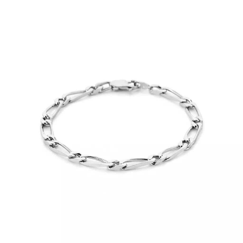 Collier Homme Argent figaro - Collier en Argent 925 - Bijoux en Vogue
